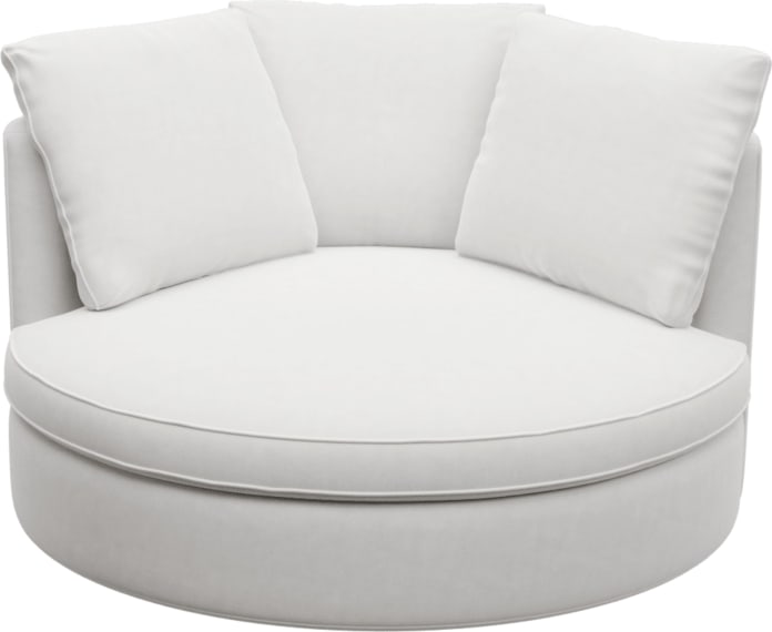 Adore Muse Frost Swivel Chair color Muse Frost