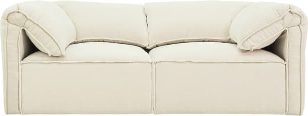 Kai Tribute Shell Modular Sofa - 2 Seater color Tribute Shell