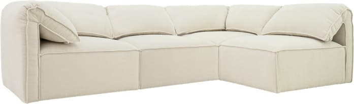 Kai Tribute Shell Modular Sofa - 4 Seater color Tribute Shell