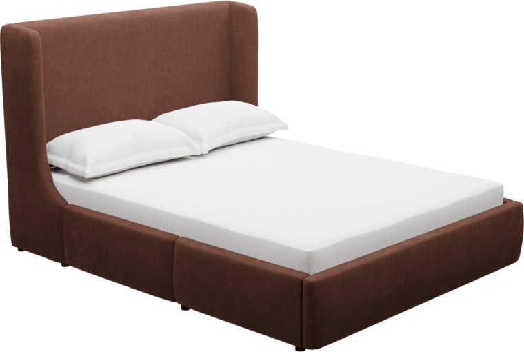 Lucy Drawer Bed Muse Rust color Muse Rust