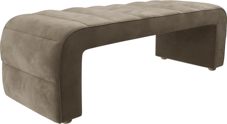 Maeve Bench Tribute Walnut color Tribute Walnut
