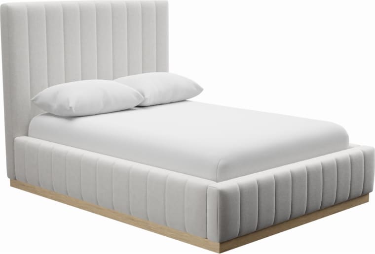 Brentwood Gas Lift Bed Muse Frost color Muse Frost