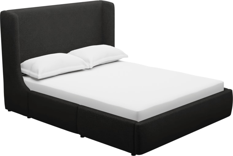 Lucy Drawer Bed California Charcoal color California Charcoal