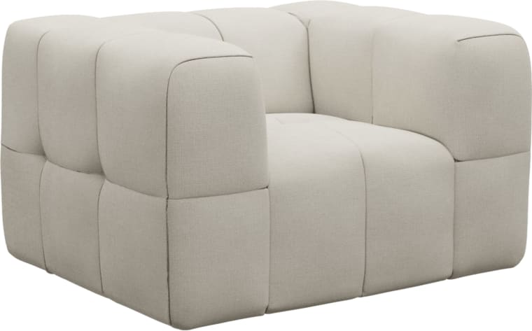Lucello Armchair Toorak Pearl color Toorak Pearl