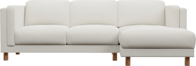 Hayes Tribute Ice Chaise Sofa - 3 Seater color Tribute Ice