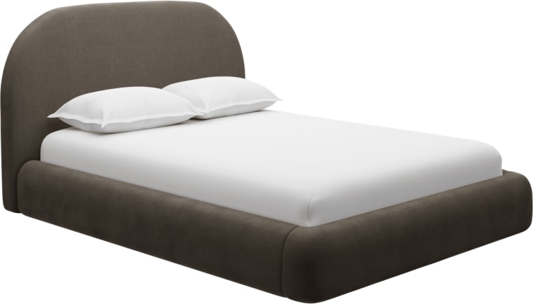 Capri Gas Lift Bed Muse Mink color Muse Mink