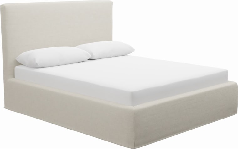 Willow Gas Lift Bed Toorak Pearl color Toorak Pearl