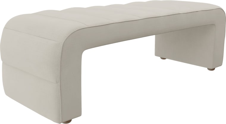 Maeve Bench Toorak Pearl color Toorak Pearl