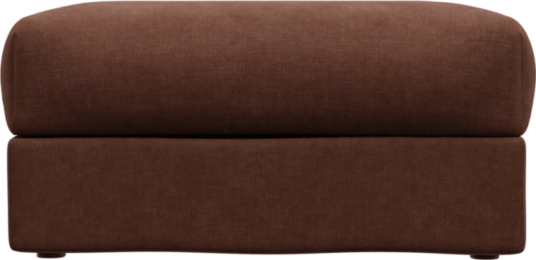 Finley Muse Rust Ottoman color Muse Rust