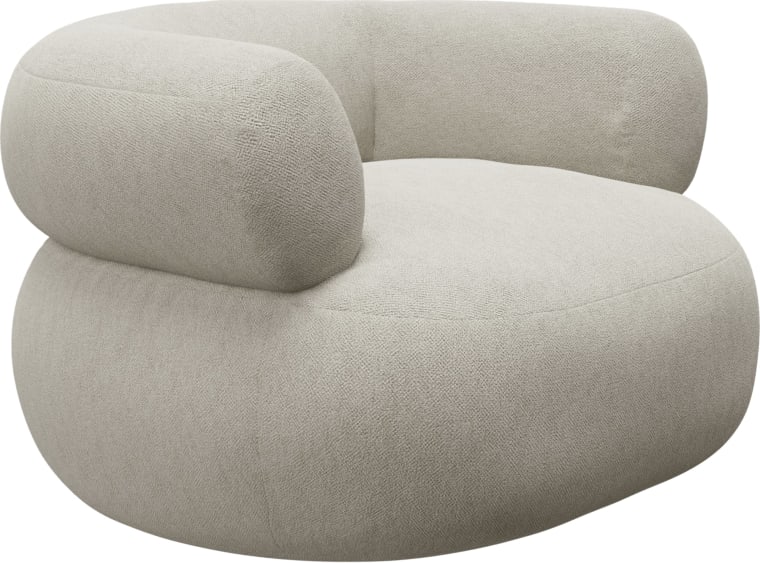 Colette Noa Desert Swivel Armchair color Noa Desert