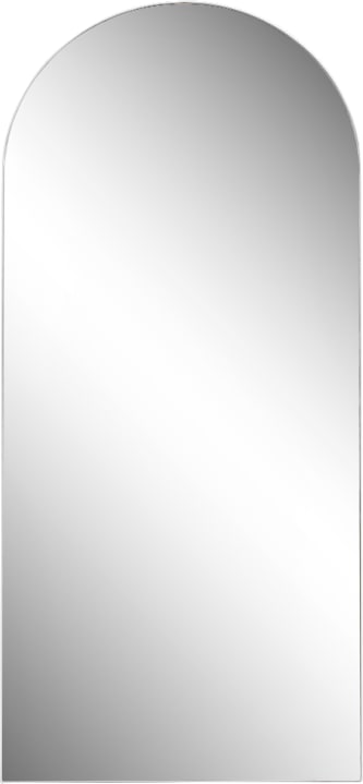 Mansour Arched Floor Mirror White - 80cm x 180cm color White