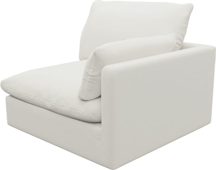 Willow Tribute Shell 1 Seat Right Arm Facing Sofa Module color Tribute Shell