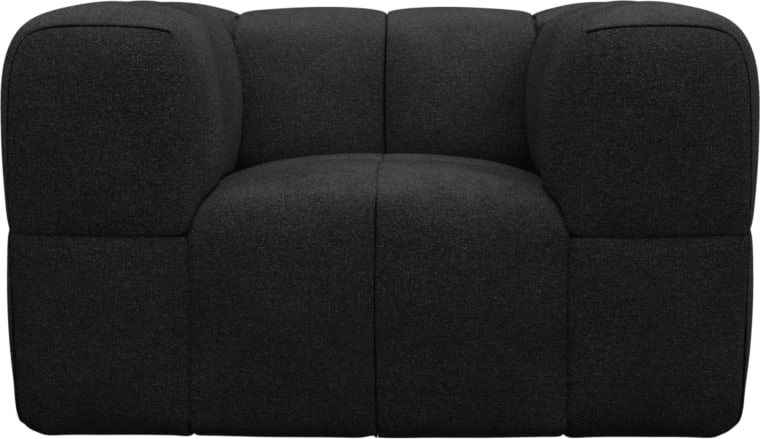 Lucello Armchair California Charcoal color California Charcoal