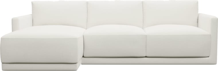 Haven Apt Tribute Shell Chaise Sofa color Tribute Shell