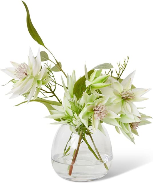 Blushing Bride White - 26 x 21 x 21cm color White/Clear