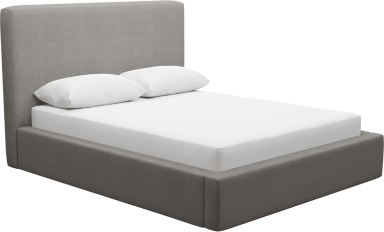 Felix Gas Lift Bed Isla Soft Grey color Isla Soft Grey