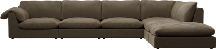 Ludlow Tribute Walnut Sofa - 6 Seater RAF Terminal color Tribute Walnut