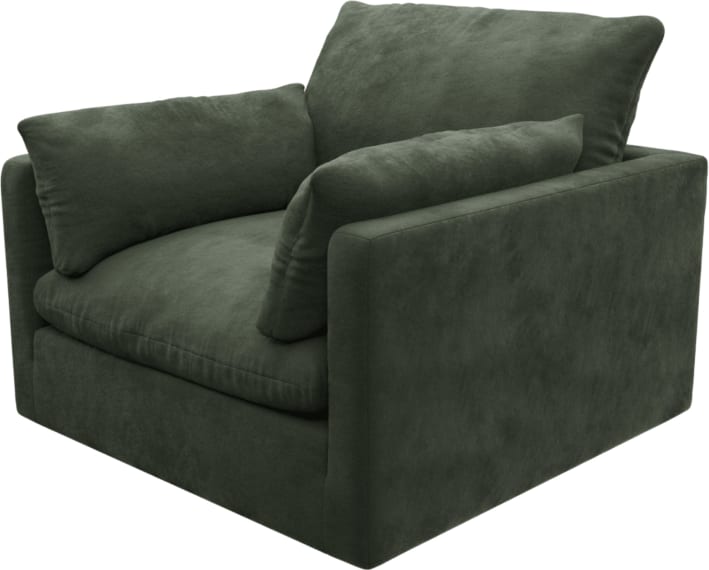 Willow Muse Forest Armchair color Muse Forest