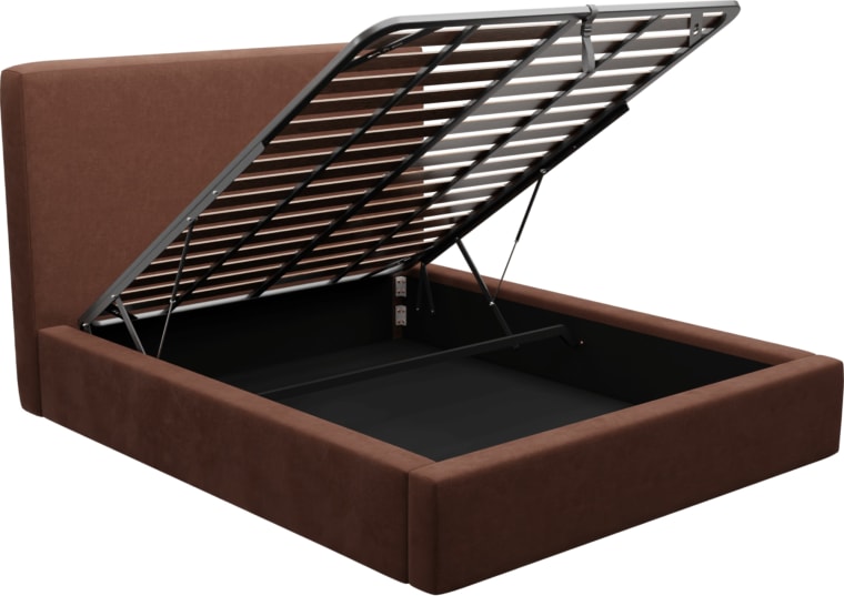 Felix Gas Lift Bed Muse Rust color Muse Rust