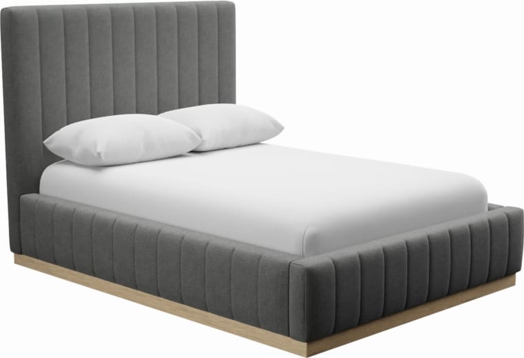 Brentwood Gas Lift Bed Maya Flint color Maya Flint