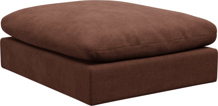 Ludlow Muse Rust Ottoman color Muse Rust