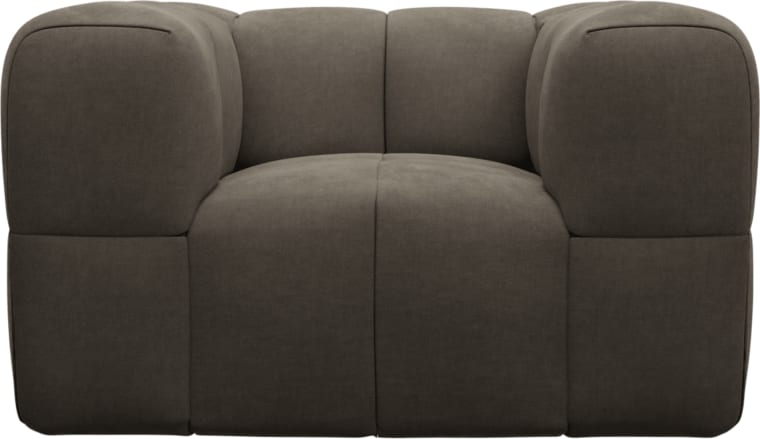 Lucello Armchair Muse Mink color Muse Mink