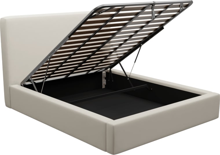 Felix Gas Lift Bed Toorak Pearl color Toorak Pearl