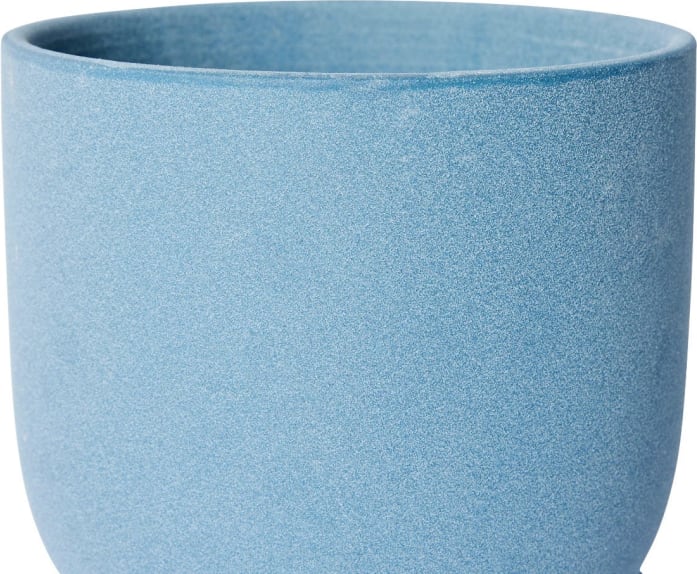 Allegra Pot w. Saucer - 19 x 19 x 18cm color Blue