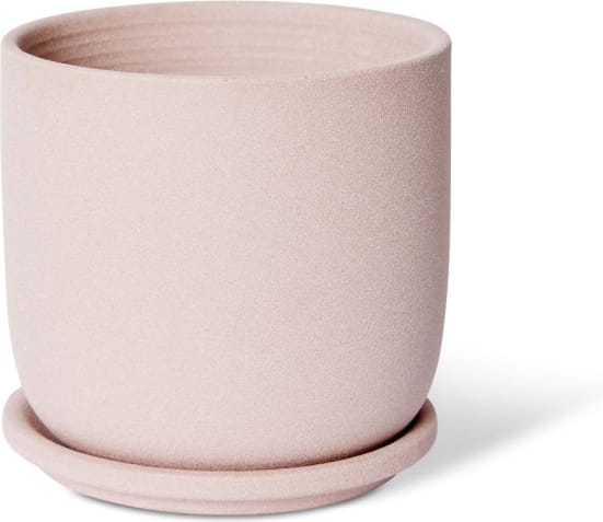 Allegra Pot w. Saucer Pink - 15cm color Pink