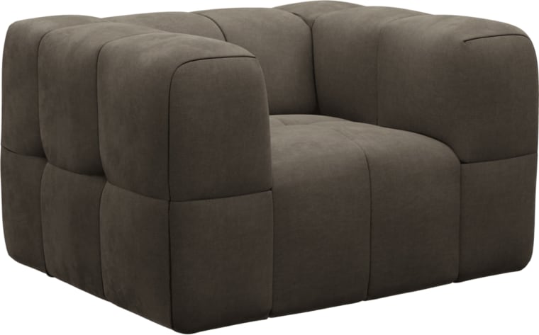 Lucello Armchair Muse Mink color Muse Mink