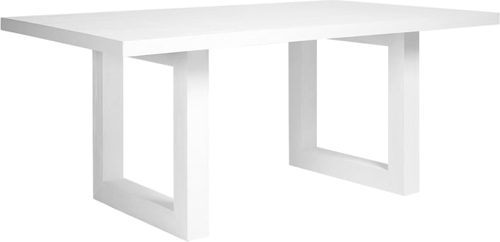 Balmain Dining Table White color White
