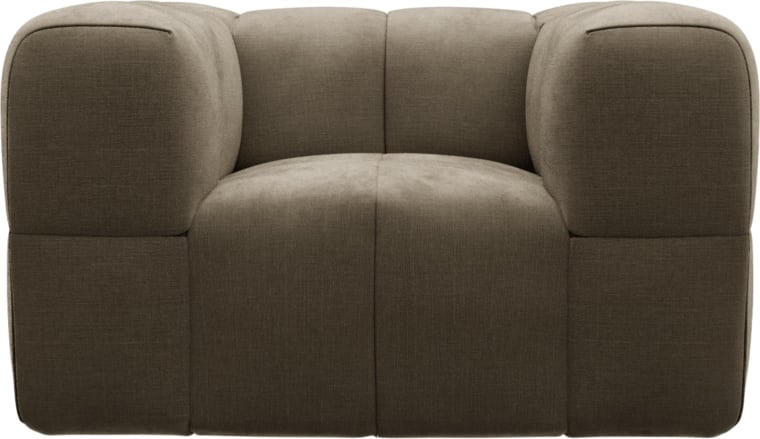 Lucello Armchair Tribute Walnut color Tribute Walnut