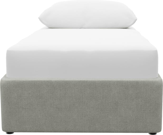 Zenith Kids 1 Storage Drawer Bed Base Toorak Pebble color Toorak Pebble