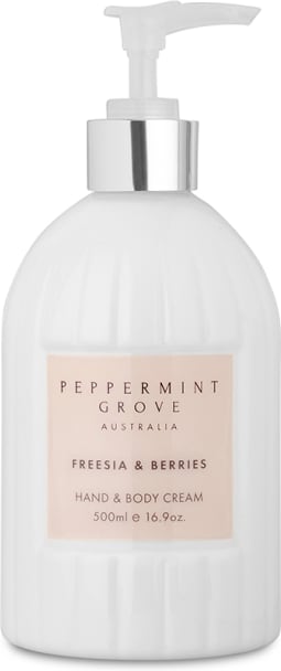 Peppermint Grove Hand & Body Cream Freesia & Berries - 500ml 