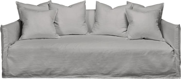 Como Linen Deep Sofa Stone color Stone
