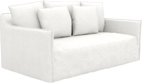 Como Muse Frost Sofa -  2.5 Seater color Muse Frost