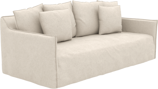 Como Muse Flax Sofa -  3 Seater color Muse Flax