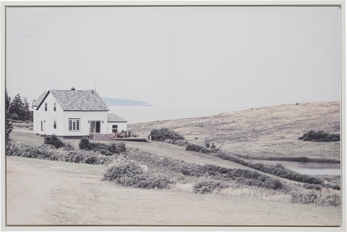 Ocean House Framed Canvas  - 132cm x 88cm 