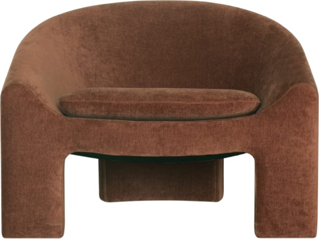 Blaire Accent Chair Muse Rust color Muse Rust