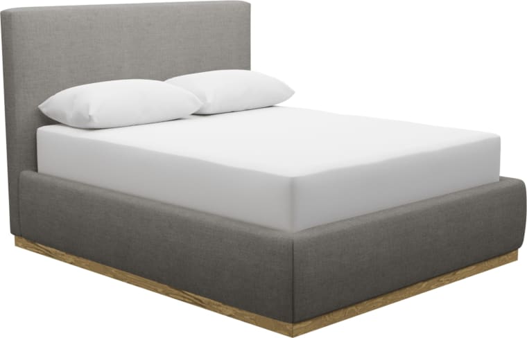 Haven Gas Lift Bed Isla Soft Grey color Isla Soft Grey