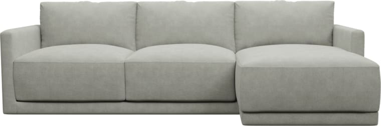 Haven Apt Toorak Pebble Chaise Sofa color Toorak Pebble