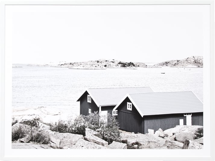 Twin Boathouses Print  - 114cm x 85cm 