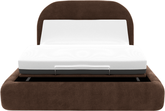 Capri Adjustable Bed Muse Chocolate color Muse Chocolate