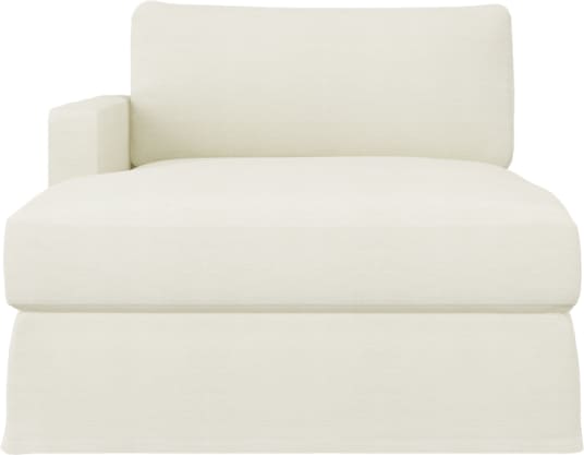Sunday Tribute Ice Left Arm Facing Chaise Module color Tribute Ice