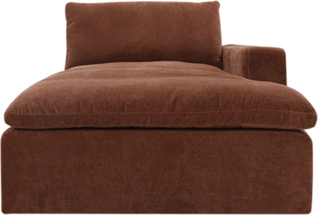 Cloud Deep Chaise Right Module Muse Rust color Muse Rust