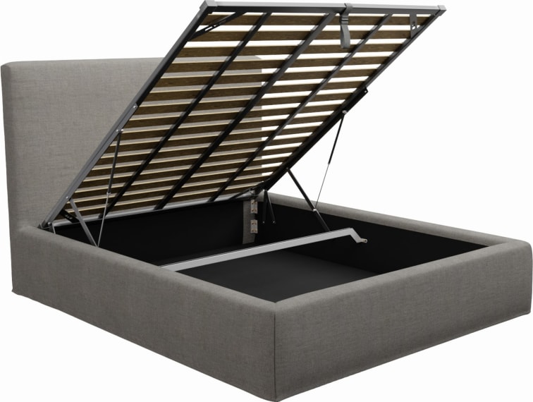 Willow Gas Lift Bed Isla Soft Grey color Isla Soft Grey