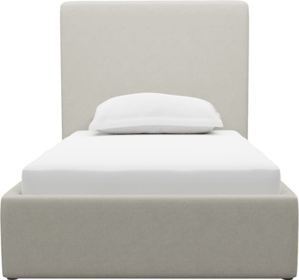 Aria California Ivory Left Drawer Storage Bed color California Ivory