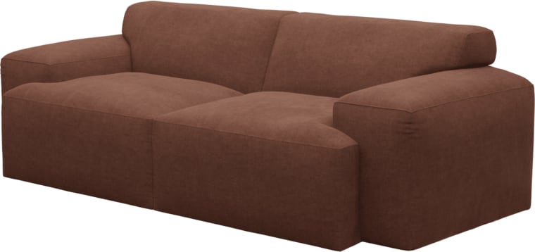 Copenhagen Muse Rust Sofa - 2 Seater color Muse Rust