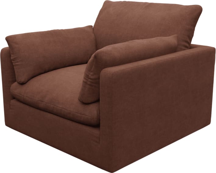 Willow Muse Rust Armchair color Muse Rust