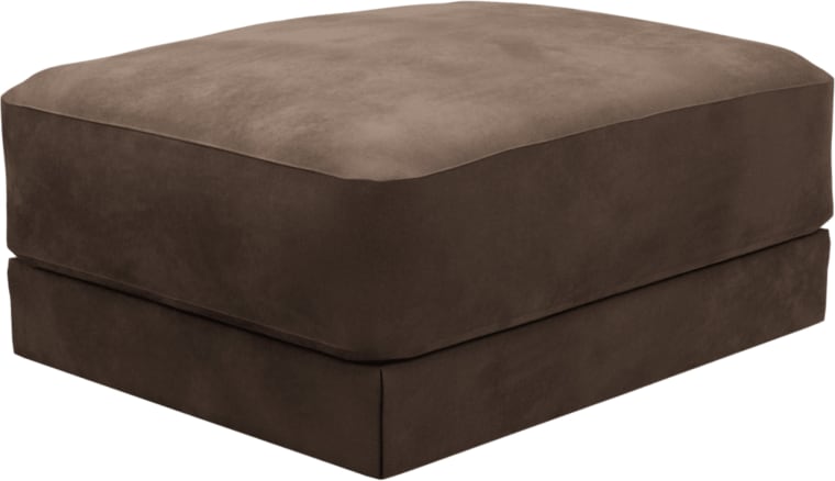 Monica Muse Chocolate Ottoman color Muse Chocolate